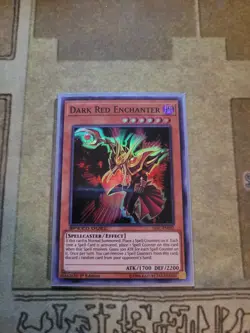 YUGIOH DARK RED ENCHANTER SBSC-EN002 SUPER 1ST ED NM SPEED DUEL - Image 1