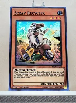 Scrap Recycler FIGA-EN051 1st Super Rare NM Yugioh - Image 1