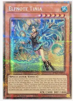 Elfnote Tinia Starlight Rare BRPO-EN011 Konami Yu-Gi-Oh! - Image 1