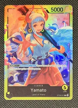 Yamato - ST09-001 - Leader - English - Near Mint - One Piece - Image 1