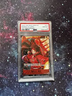One Piece Awakening of New Era - Monkey D Luffy 1st Anniversary ST01-012 PSA 10 - Image 1