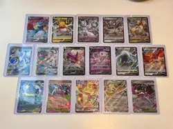 Pokemon Cards Full Art VRare Holos Lot Of 16 - Lugia, Dragonite Charizard & more - Image 1