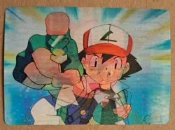 Pokemon Ash Ketchum Lenticular Promo Card 2000 - Image 1