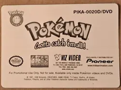 Pokemon Ash Ketchum Lenticular Promo Card 2000 - Image 2