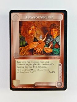 Longbottom Leaf - Middle Earth CCG card (1998 ICE) MECCG The Balrog LotR - Image 1