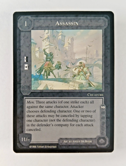 Assassin - Middle Earth CCG card (1995 ICE) MECCG The Wizards Limited LotR - Image 1