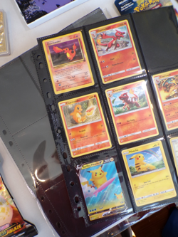 Pokemon Lot 400+ Cards | 23K Gold-Plated Card | Sleeves | Holos and More - Image 5