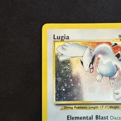 Pokemon Lugia Neo Genesis 1st Edition Holo Rare 9/111 90 HP Card English - Image 2