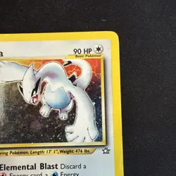 Pokemon Lugia Neo Genesis 1st Edition Holo Rare 9/111 90 HP Card English - Image 3