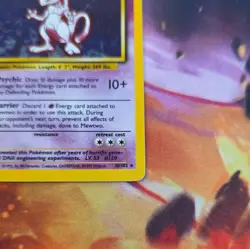 Pokemon Mewtwo Base Set 1999 10/102 Holo Rare Card Wizards of the Coast - Image 5
