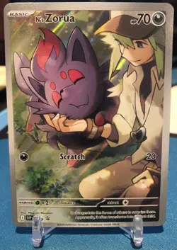 N's Zorua 189 Scarlet & Violet Promo Card NM - Image 1