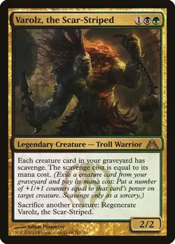 Dragon's Maze Varolz, the Scar-Striped MTG Magic the Gathering NM - Image 1