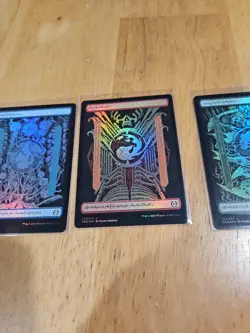 MTG Phyrexia FOIL Basic Land Set of 5 (LP+) One of Each Full-Art Artwork - Image 5