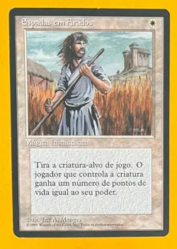 MTG SWORDS TO PLOWSHARES (Portuguese) 4th Edition FBB (OldManMTG 008-959) - Image 1