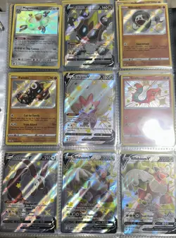 36 Cards Shiny Pokemon TCG Binder Lot /SV122 /SV94 Shining Legends Hidden Fates - Image 1