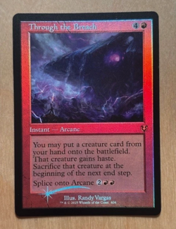 Magic the Gathering MTG Through the Breach Foil Retro Frame Innistrad NM - Image 1