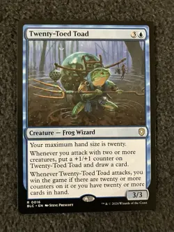 Magic The Gathering MTG - Twenty-Toed Toad - Commander: Bloomburrow - Image 1