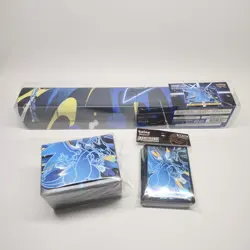 Pokemon Official Playmat & Deck Shield & Deck Case Mega Charizard X Korean - Image 4