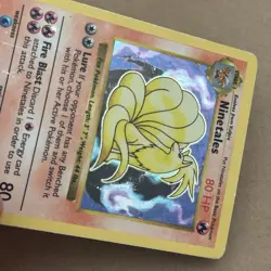 Pokemon Ninetales Holo Shadowless Vulnona Englisch 12/102 Base Set - Image 2