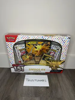 Pokemon TCG Scarlet & Violet - 151 Zapdos EX Collection Box ✅SEALED✅ - Image 1
