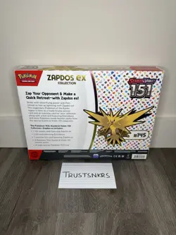 Pokemon TCG Scarlet & Violet - 151 Zapdos EX Collection Box ✅SEALED✅ - Image 2