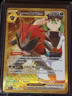 Carte Pokemon Zoroark ex de N 189/159 Aventure Ensemble Neuve Francaise - Image 1