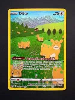 Ditto GG22/GG70 Pokemon Crown Zenith Galarian Gallery Holo Rare Near Mint (NM) - Image 1
