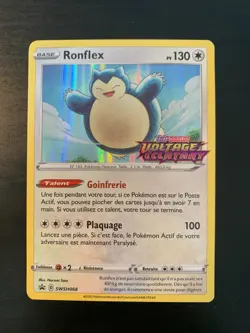 Carte Pokemon : Ronflex SWSH068 Promo Epee & Bouclier Francaise NEUF - Image 1