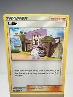 Lillie 122/149 Uncommon SM Base Set Pokemon Near Mint - Image 1