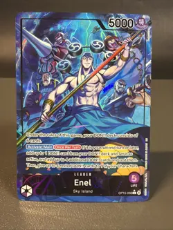 Enel (Alternate Art) OP15-058 One Piece: Adventure on Kami's Island Foil NM - Image 1