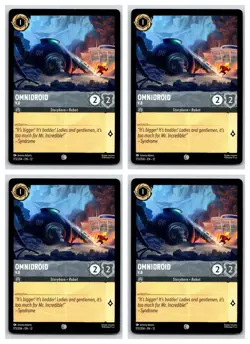 #173 Omnidroid - V.8 Common Playset x4 2026 Disney Lorcana Wilds Unknown 4x - Image 1