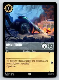 #173 Omnidroid - V.8 Common Playset x4 2026 Disney Lorcana Wilds Unknown 4x - Image 2