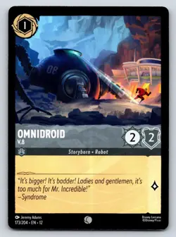 #173 Omnidroid - V.8 Common Playset x4 2026 Disney Lorcana Wilds Unknown 4x - Image 4