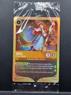 Sealed FOIL PROMO Ariel - Curious Traveler 43/P3 Disney Lorcana Wilds Unknown - Image 1