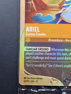 Sealed FOIL PROMO Ariel - Curious Traveler 43/P3 Disney Lorcana Wilds Unknown - Image 5
