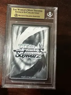 BGS 9.5- DEATH SCYTHE HARRAN #E102 SP SIGNATURE 2025 WEISS NIKKE GODDESS VICTORY - Image 2