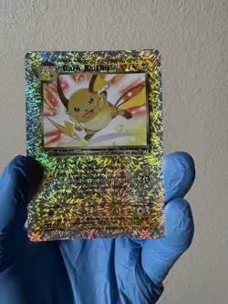 Dark Raichu Legendary Collection Reverse Holo Card 7/110 Damaged Condition - Image 1