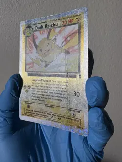 Dark Raichu Legendary Collection Reverse Holo Card 7/110 Damaged Condition - Image 2
