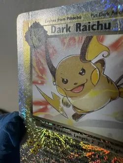 Dark Raichu Legendary Collection Reverse Holo Card 7/110 Damaged Condition - Image 3