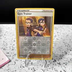 Gym Trainer 158 2022 Pokemon Silver Tempest Reverse Holo Uncommon Card NM+ - Image 1