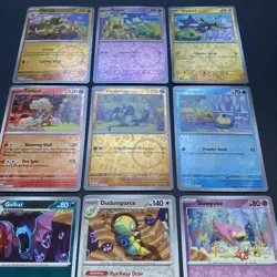 Pokemon Teeziro Connected Art Set Cards (9) Reverse Holo Complete! - Image 2