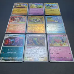Pokemon Teeziro Connected Art Set Cards (9) Reverse Holo Complete! - Image 3