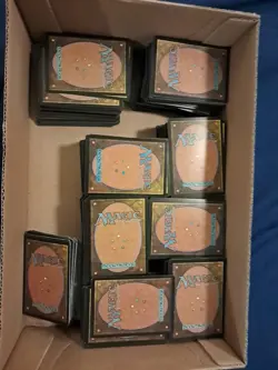MTG Magic The Gathering Bulk Cards Over 1000 Old And New Including Land Cards - Image 1
