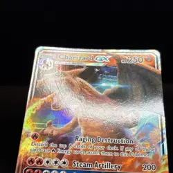 Charizard GX SM195 Black Star Promo Holo Pokemon TCG Detective Pikachu Card (MP) - Image 3