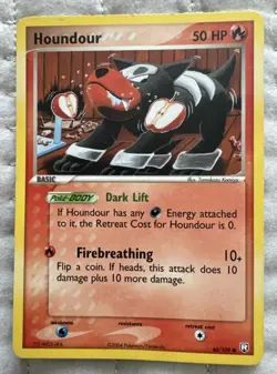 Bundle of 5 Vintage Pokemon Cards Houndour, Gyarados, Lapras, Bulbasaur, Pikachu - Image 2