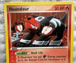 Bundle of 5 Vintage Pokemon Cards Houndour, Gyarados, Lapras, Bulbasaur, Pikachu - Image 3