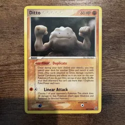 2005 Ditto 62/113 Geodude Common Pokemon Card Delta Species - Light Play - Image 1