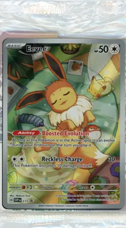 EEVEE POKEMON SV: SCARLET & VIOLET PROMO CARD (SVP) #173 SEALED - Image 1