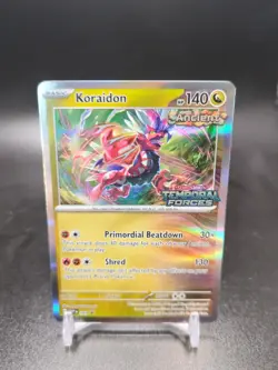 Koraidon - (Prerelease) 091 SV: Scarlet & Violet Promo Cards NM Pokemon Card TCG - Image 1