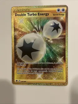 Double Turbo Energy (Secret) 216/189 Swsh10: Astral Radiance Holo Pokemon Card - Image 1